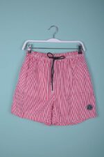 MENS SWIM SHORTS RED/WHITE