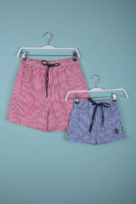 BOYS SWIM SHORTS BLUE/WHITE - Image 3