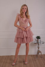 KARRA DRESS DUSTY PINK - Image 3
