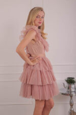 KARRA DRESS DUSTY PINK - Image 4