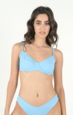 TOP UNDERWIRE FLAT PADDED SKY BLUE - Image 2