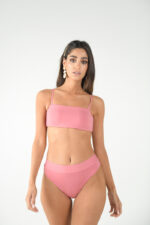 BOTTOM BELT MID-HIGH WAIST DUSTY PINK - Image 2