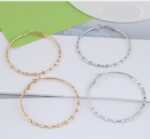 5CM DIAMETER HOOPS GOLD - Image 3