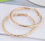 HOOP EARRINGS GOLD - Image 2