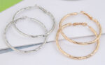 HOOP EARRINGS GOLD - Image 3