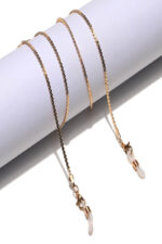 GOLD MASK/SUNGLASSES THIN CHAIN