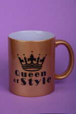 QUEEN OF STYLE MUG GOLD