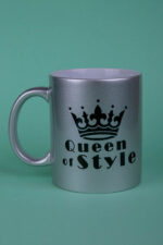 QUEEN OF STYLE MUG SILVER - Image 3