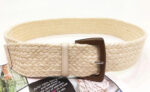 STRAW BELT BEIGE