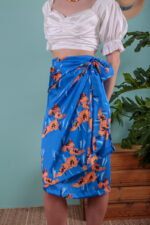 ORNELLA WRAP SKIRT FLORAL - Image 4