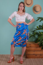 ORNELLA WRAP SKIRT FLORAL - Image 5