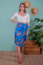 ORNELLA WRAP SKIRT FLORAL - Image 6