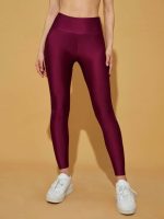 SHINY LEGGINGS BORDO - Image 2