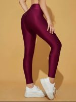 SHINY LEGGINGS BORDO - Image 3