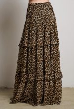 ANIMAL PRINT MAXI SKIRT - Image 5