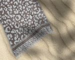 JACQUARD TOWEL BROWN