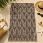 MICROFIBER SUEDE TOWELS LEOPARD