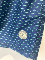 MENS SWIMWEAR SHORTS BLUE SHARK PRINT - Image 3