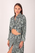 LUNA OVERSIZED SHIRT GREEN