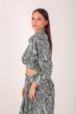 LUNA OVERSIZED SHIRT GREEN - Image 2