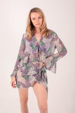 MAYA TIE FRONT SHIRT WHITE - Image 2