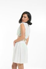 MINI PAREO SKIRT WHITE - Image 3