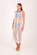 HERA CROCHET DRESS WHITE - Image 3