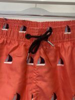 BOYS SWIMSUIT SHORTS CORAL BOAT PRINT - Image 2