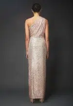 ONE SHOULDER SEQUENCED DRESS - Image 5