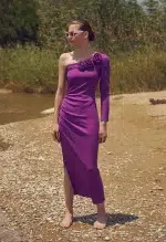 ONE SLEEVE DRESS