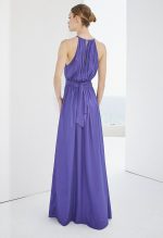 HAULTER NECK MAXI DRESS WITH FLOWER - Image 2
