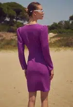 SHORT LONG SLEEVE DRESS - Image 5