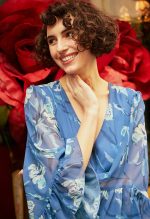 DESIREE FLORAL WRAP DRESS - Image 3