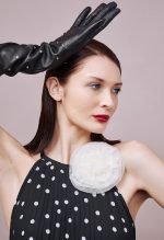 DESIREE POLKA DOT PLEATED DRESS - Image 3