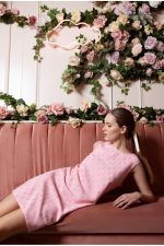 DESIREE JEWELLED DRESS PINK