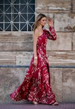 ONE SHOULDER MAXI DRESS