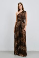 MAXI ONE SHOULDER DRESS - Image 3