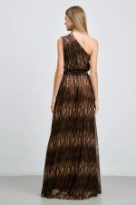 MAXI ONE SHOULDER DRESS - Image 4