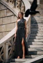 ONE SHOULDER MAXI DRESS