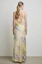 FLORAL ΜΑΞΙ ΦΟΡΕΜΑ ΜΕ ΑΝΟΙΧΤΗ ΠΛΑΤΗ - Image 5