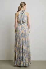 MAXI ΠΛΙΣΕ ΦΟΡΕΜΑ ΜΕ PRINT ΚΑΙ HALTER ΛΑΙΜΟΚΟΨΗ - Image 5
