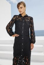 BLACK LACE TOP/SHIRT - Image 2