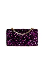 CLUTCH BAG PLUM PURPLE