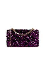CLUTCH BAG PLUM PURPLE - Image 2