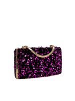 CLUTCH BAG PLUM PURPLE - Image 3