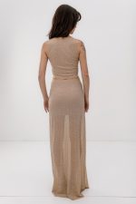 SET OF TOP AND SKIRT IN EMBELLISHED MESH - Image 2