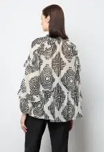 DESIREE PRINTED BLOUSE WITH RUFFLES - Image 4
