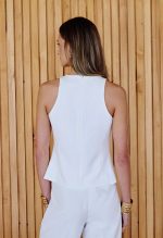 SLEEVELESS TOP WHITE - Image 4