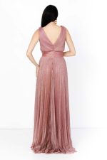 EVENING DRESS IN SHIMMER PINK - Image 4