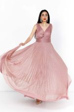 EVENING DRESS IN SHIMMER PINK - Image 5